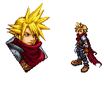 Cloud - Kingdom Hearts: Chain of Memories