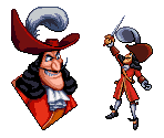 Captain Hook - Kingdom Hearts: Chain of Memories