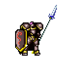 Enemy General (Lance) - Fire Emblem: Genealogy of the Holy War (JPN)