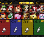 Character Select - Super Smash Bros.