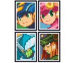 Character Select - Mega Man Battle Network 4.5: Real Operation (JPN)