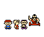 Main Characters - EarthBound Beginnings (Prototype) / Mother (JPN)