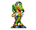 Vector the Crocodile - Knuckles' Chaotix (32X)