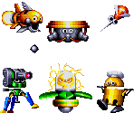 Badniks - Knuckles' Chaotix (32X)