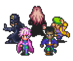 Playable Characters - Romancing SaGa 3 (JPN)