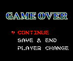 Game Over Screen - Castlevania: Rondo of Blood