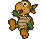 Ninjakoopa / Koopa Bros. (Yellow) - Paper Mario