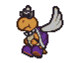 Dark Paratroopa - Paper Mario