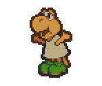 Koopa Troopa (No Shell) - Paper Mario