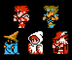 Wind Crystal Jobs - Final Fantasy 3 (JPN)