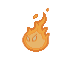 Lava Bubble (Bright) - Paper Mario