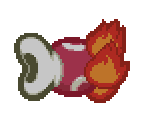 Lava Piranha (Lava Bud) - Paper Mario