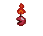 Lava Piranha (Petit Piranha) - Paper Mario