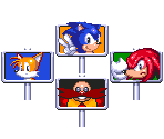 Goal Signs - Sonic & Knuckles