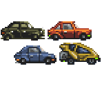 Civilian Vehicles - Front Mission: Gun Hazard (JPN)