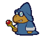 Magikoopa (Blue) - Paper Mario