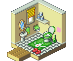 Lan's Bathroom - Mega Man Battle Network 6