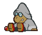 Magikoopa (White) - Paper Mario