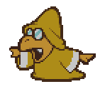 Magikoopa (Yellow) - Paper Mario