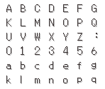 Font - Mega Man Battle Network 6