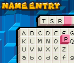 Name Entry - Sonic Battle
