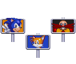 Goal Signs - Sonic the Hedgehog 3