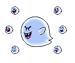 Boo (Minus Galaxy) - Mario Customs