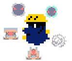 White Laboratories Enemies - Kero Blaster
