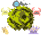 Train Station Enemies - Kero Blaster
