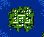 Stage Select Map - Famicom Wars (JPN)