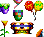 Level Objects - Knuckles' Chaotix (32X)