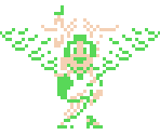 Palutena (8-Bit) - Kid Icarus Customs