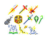 Weapons & Items - Fire Emblem: Mystery of the Emblem (JPN)