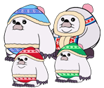 Shiverians (Paper Mario-Style) - Mario Customs