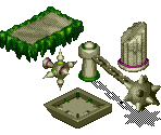 Rusty Ruin Objects - Sonic 3D Blast / Flickies' Island