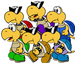 Koopa Troopas (Paper Mario-Style) - Mario Customs