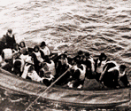 Men Who Jump Into Collapsible D - James Cameron's Titanic Explorer