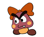 Goombaria (Paper Mario-Style) - Paper Mario Customs