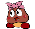 Goommama (Paper Mario-Style) - Paper Mario Customs