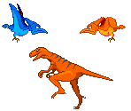 Prehistoric Turtlesaurus Enemies - Teenage Mutant Ninja Turtles 4: Turtles in Time