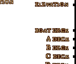 Deck Plan Menu - James Cameron's Titanic Explorer