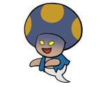 Ghost T. (Paper Mario-Style) - Paper Mario Customs