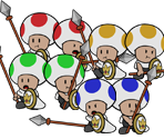 Guard Toads (Paper Mario-Style) - Paper Mario Customs