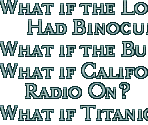 What If Titles (CD3) - James Cameron's Titanic Explorer