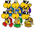 Koopa Troopas (Paper Mario: Color Splash-Style) - Mario Customs