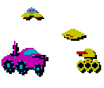 General Sprites - Moon Patrol