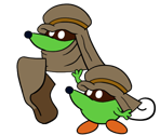 Moustafa (Paper Mario-Style) - Paper Mario Customs