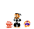 Friendly Characters and Items - Ninja Hattori-kun: Ninja wa Shuugyou de Gozaru no Maki (JPN)