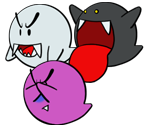 Boo (Paper Mario-Style) - Mario Customs
