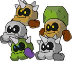 Clefts (Paper Mario-Style) - Paper Mario Customs